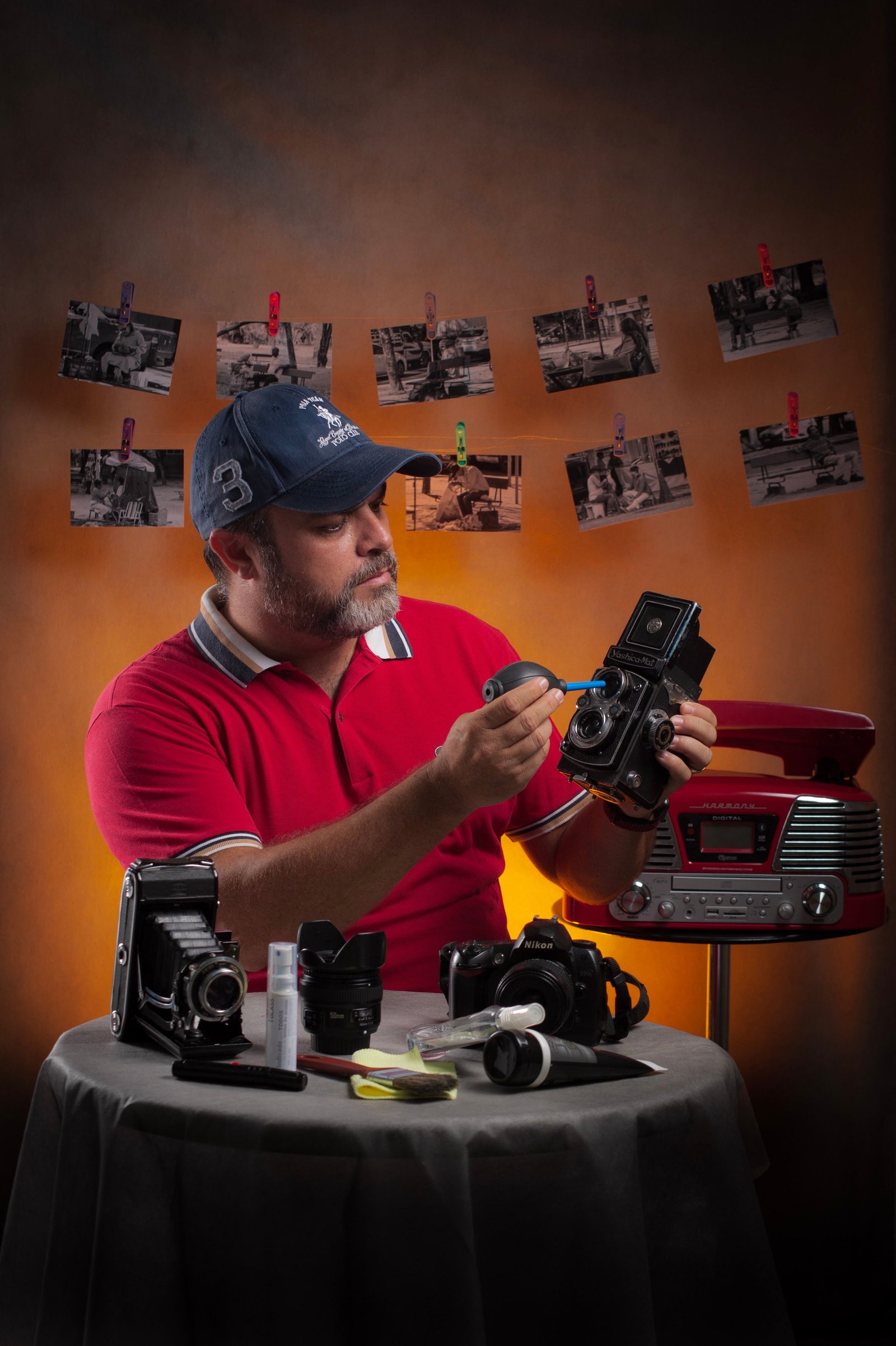 Technician performing CCTV AMC maintenance